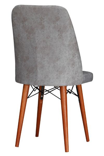 Desire Berlin chair, dining, kitchen, upholstered with fabric, wooden legs, 90cm x 45cm x 45 cm