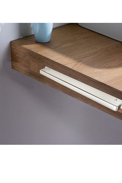 OEM Towel holder, Froibets, length 40 cm, self-adhesive fastening, aluminum, silver