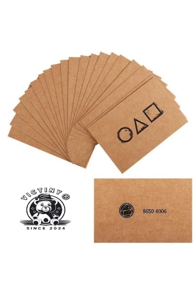 victiny Σετ 5 πρόσκληση καρτονάσης Παιχνίδι καλαμαριού VICTINY ® χαρτί / χαρτ...