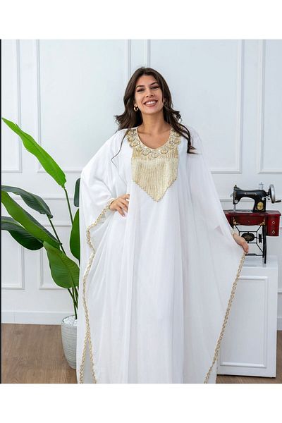 al bent al sharqieh chiffon crepe jalabia dress kaftan