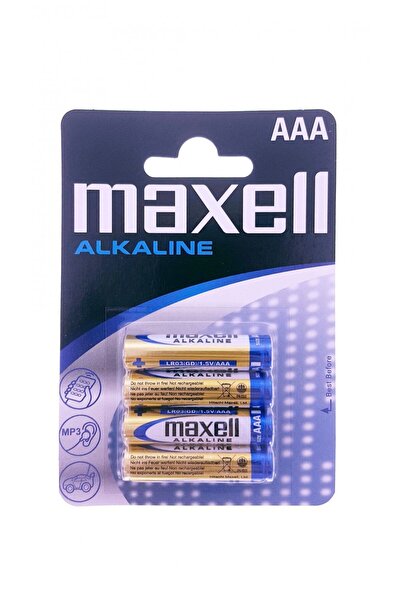 Maxell Baterie alcalină, MAXELL, 4 buc., 1.5V, multicoloră