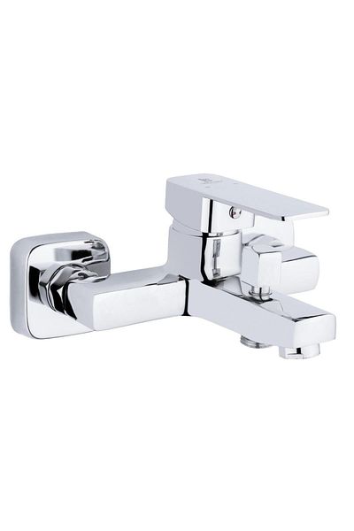 RENA DESIGN Square Chrome Bathroom Faucet Heavy Princeton Body High Quality Faucet Stylish Modern Design