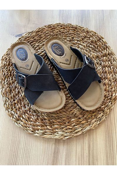 Eylül Spor Women's Comfortable Summer Buckle Casual Comfortable Sole Daily Slippers Suitable for Daily Use