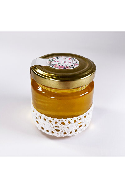 CARUL CU MIERE Marturie cu miere Rigel, botez sau nunta, borcanel cu miere de...