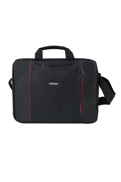 ESPERANZA Salerno Laptop Bag, 15.6", Polyester, Adjustable Strap, Black