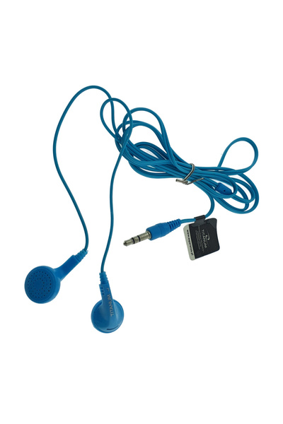 OEM Căști audio stereo, intraauriculare, Titanum 91906, conector jack de 3,5 mm, cablu de 115 cm, albastre
