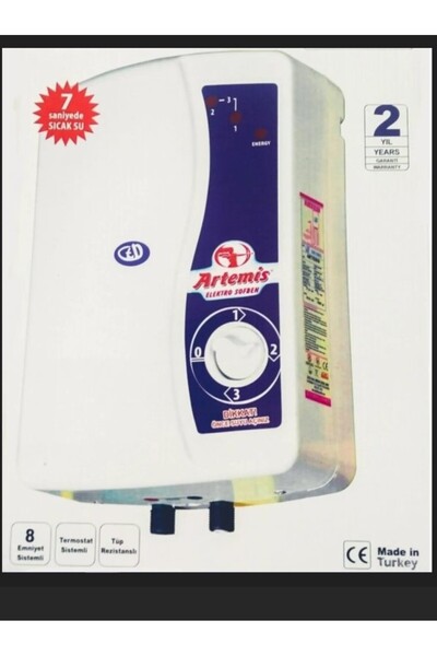 ARTEMİS Elektro Model Elektrikli Şohben 8 Mt Kablolu Tam Takım Set ARTEMİS 7500W