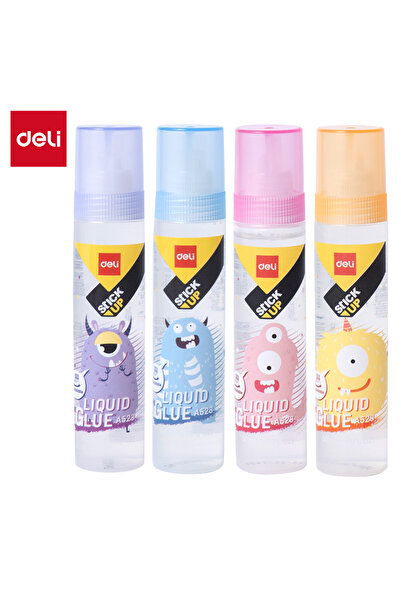 Deli غراء سائل Ea523، 30 مل، شفاف، 12 قطعة - مثالي للحرف اليدوية والمشاريع ال...
