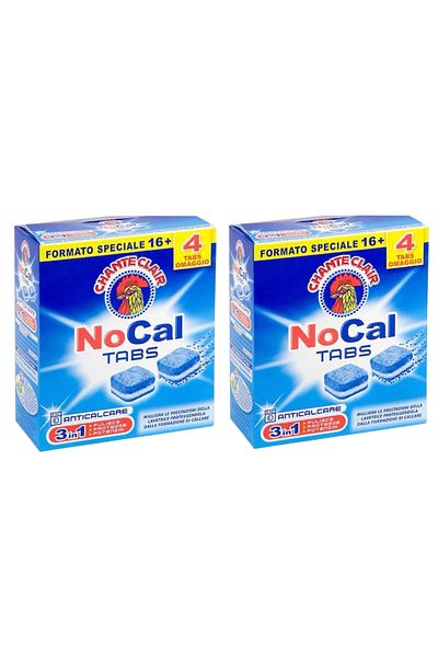 chante clair Set 2x Tablete anticalcar 3 in 1, 16buc + 4 buc Gratis