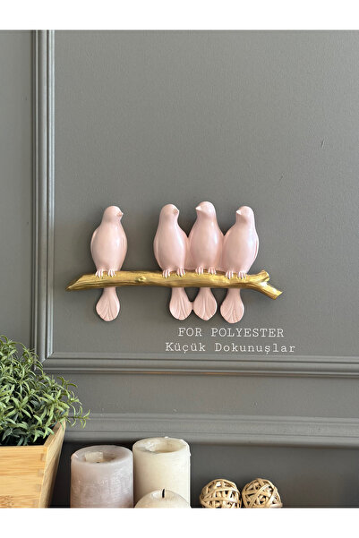 FOR POLYESTER Küçük Dokunuşlar Modern Dekoratif dal üstünde kuşlar / Duvar De...