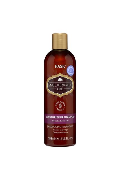 HASK Macadamia Oil Moisturizing Shampoo 355 ml – Nourishing Sulfate-free Hair Care