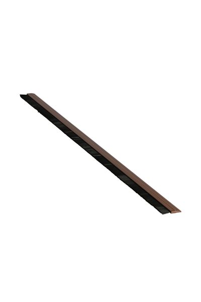 Mazaya Aluminium Brush Door Bottom Brown