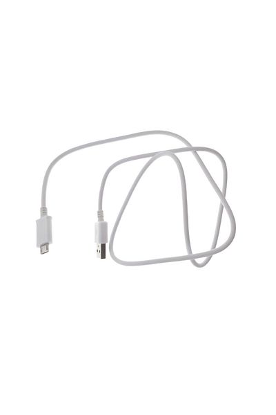 OEM USB 2.0 to microUSB cable, PVC sheath, 85cm, white