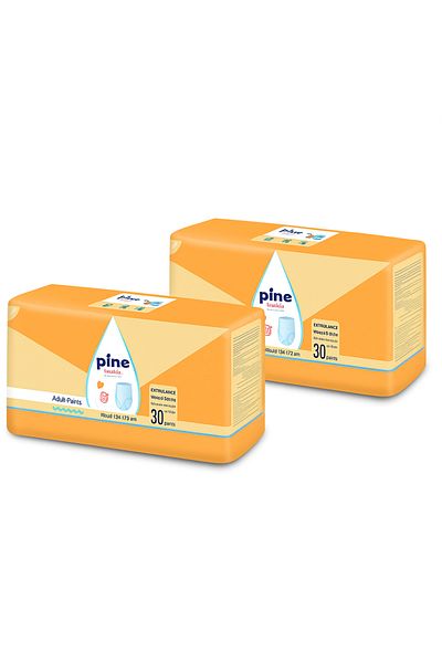 Pine Pain Cloth Diapers 30 pcs for adults, size (XL), carton of 2 bags