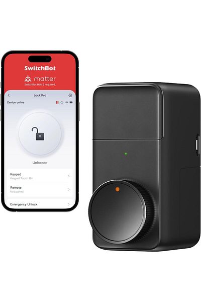 SwitchBot Smart Lock Pro, Keyless Entry Door Lock, Smart Door Lock Front Door, Electronic Smart Dead