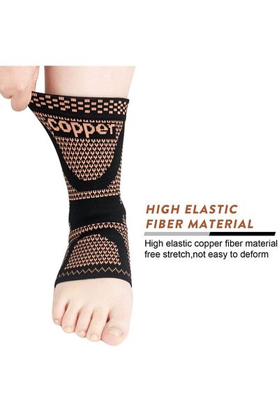 Holisana Set of 2 HOLISANA® COPPER compression socks, copper thread, relieves pain, UNISEX