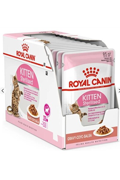 Royal Canin Kitten Gravy Sterilised Kısırlaştırılmış Yavru Kedi Konservesi 85...