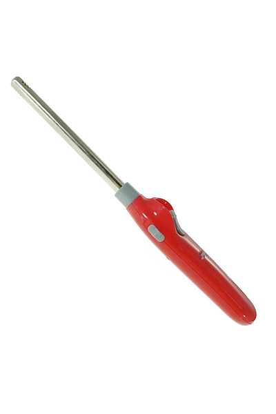 OEM Gas lighter, FE-40797, with flame adjustment and locking system, rechargeable, red