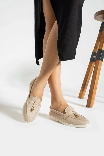 Bayramoğlu Daily Wear Γυναικεία Loafer Suede Παπούτσια