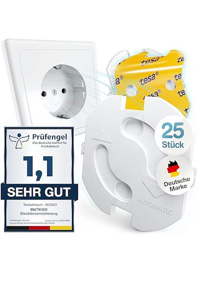 OEM Set of 20 socket protectors with adhesive, anti-current for babies, children
