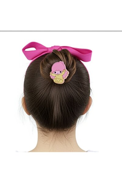 FAMEMUS ACCESSORY مشبك للأطفال على شكل شخصية وردية لطيفة – سيليكون ناعم، غير ...