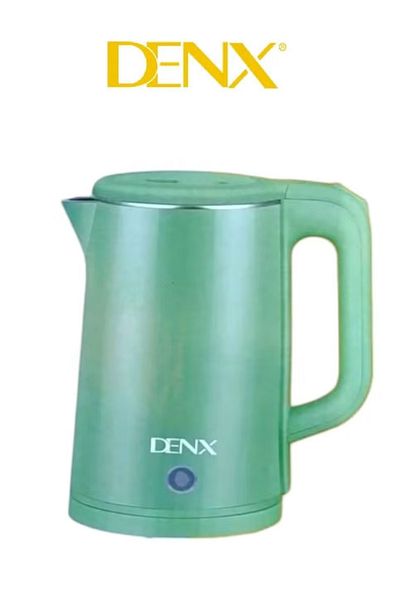 Denx غلاية كهربائية من الفولاذ المقاوم للصدأ بألوان متنوعة