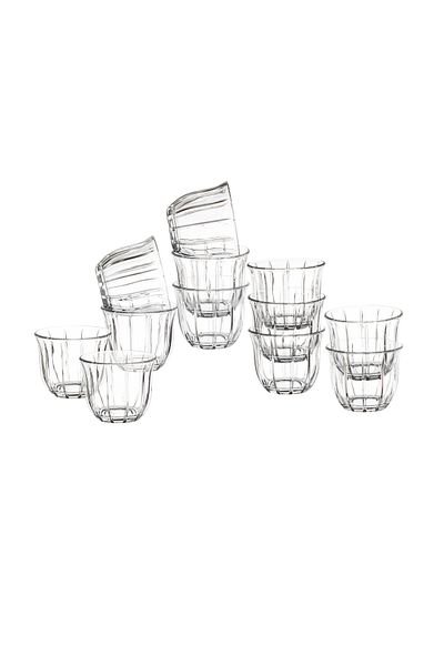 Luminarc مجموعة من 12 كوب قهوة سعودي شفاف