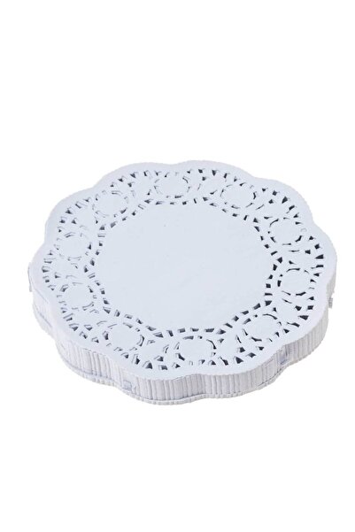 LYOBEST Lace Paper, Round, Diameter 10 cm, 100 Pcs/Set, Weight 40 g/m², Color...