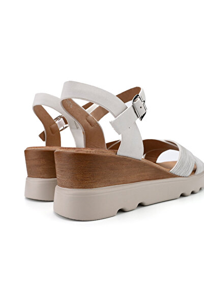 Tmall Women's Sandals, With Platform, Made of Eco-Leather, SA94, White