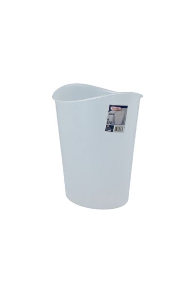 Sterilite Oval Shaped Waste Basket White 11.4 Liter