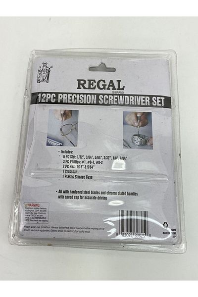 Regal 12-Piece Precision Screwdriver Set