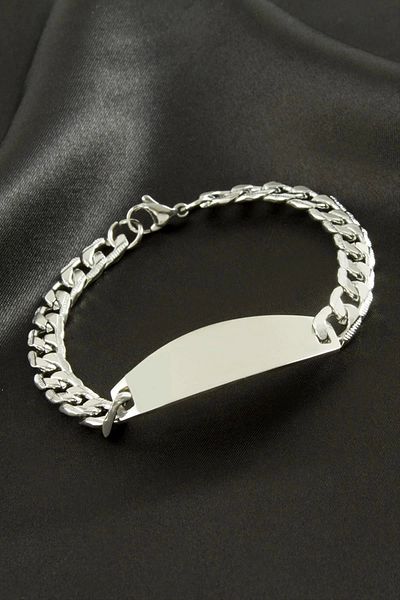 Vemora Imprint Steel Bracelet (Name Can Be Written)