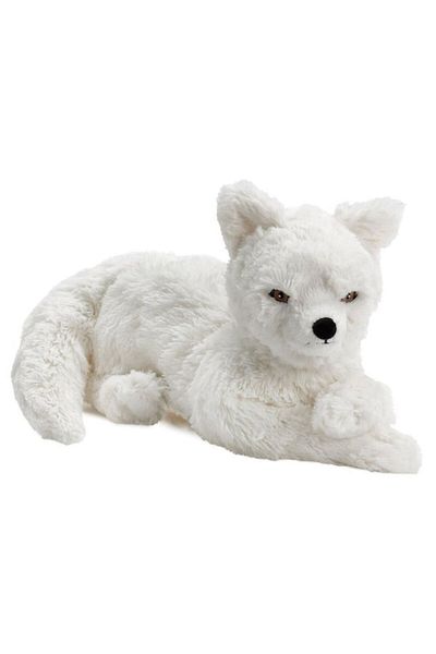 TRINAR Plush Toy Foxy, Arctic Fox Model, White, 60 cm