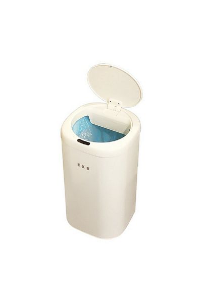 EKO Touch Sensor Battery Operated Vintage Garbage Bin Beige 28 Liter