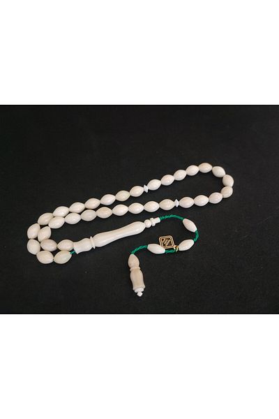 İskeçe Exclusive Cemil Master Double Sanding Double Polish Hand Boy Natural Whale Bone Certified 8084