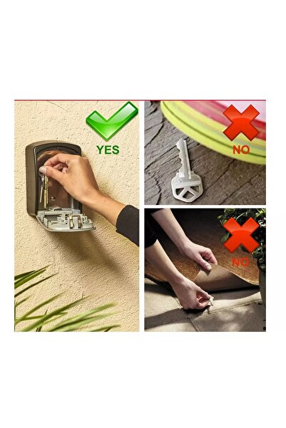 Master Lock Masterlock metal key box, with resettable code, 115x77x40 mm