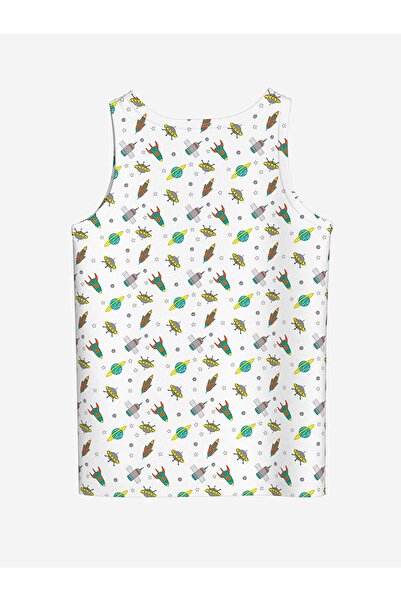 LC Waikiki LCW Kids Beyaz Bisiklet Yaka Erkek Çocuk Atlet 2'li