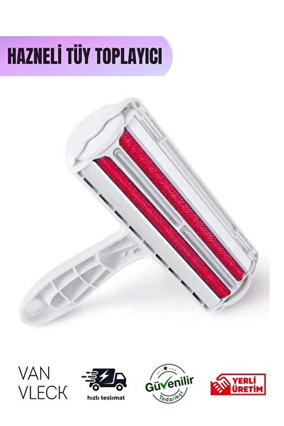 VAN VLECK Pet Hair Cleaner with Chamber - Cat Dog Hair Collector, Clothes and Carpet Compatible