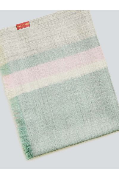 KUNA Lumalay Kuna multicolor green/cream scarf
