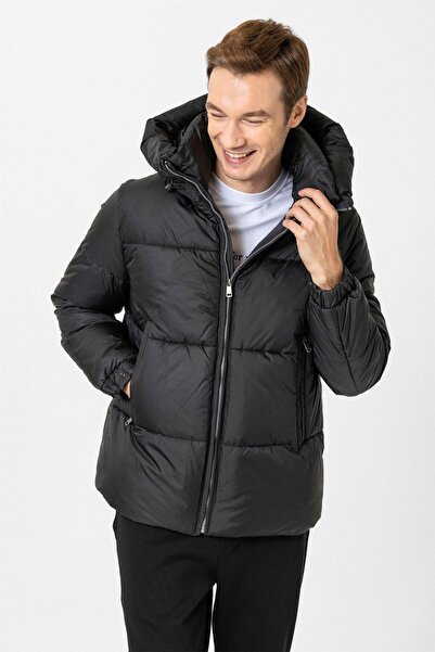 SÜVARİ Slim Fit Hooded Filling Coat
