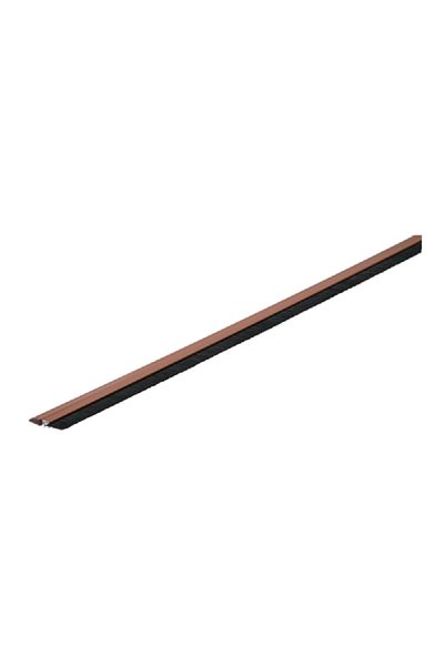 Mazaya Aluminium Brush Door Bottom Brown