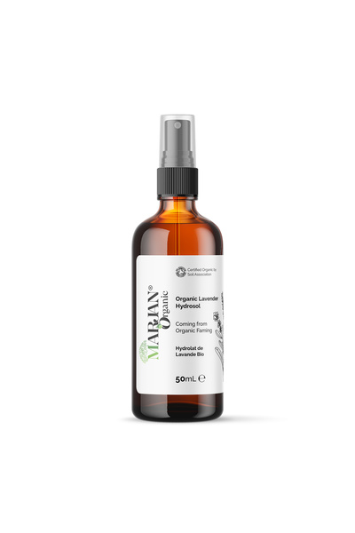 Marjan Organic ماء اللافندر العضوي ٥٠ مل - تونر وبخاخ عطري للوجه