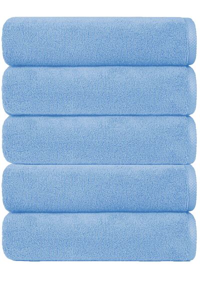 Mira Home 5 Pack Hotel Bath Towels Cotton 90X150 cm Colorful 16/1 Avs 580 Gr