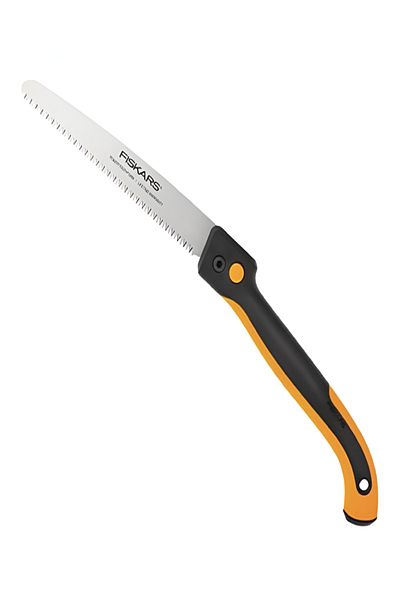 FiSKARS Power Tooth Soft Grip Durable Plastic and Stainless Steel Folding Hand Saw