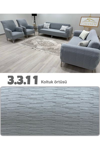 uzhanem 3 3 1 1 Stretch Elastic Flexible Washable Jacquard Sofa Cover Set Sofa Cover