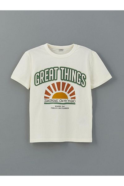 LC Waikiki Crew Neck Boys T-Shirt and Shorts (S5)