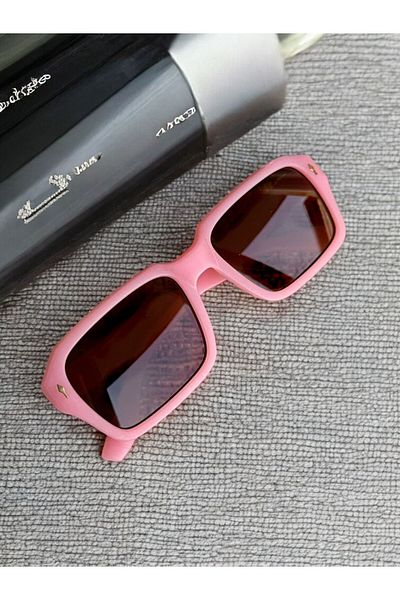Mojeva Pink Frame Sunglasses