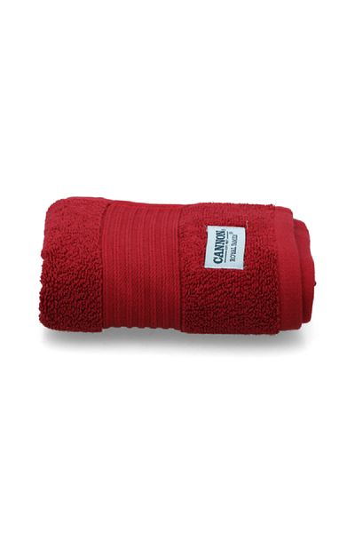 Cannon Highly Absorbent and Quick Drying Cotton Hand Towel Burgundy 41 x 66cm