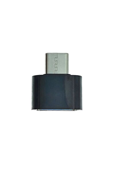 OEM Adaptor OTG USB 2.0 mamă la USB tip C mascul, alimentare, conexiune și transfer de date, negru