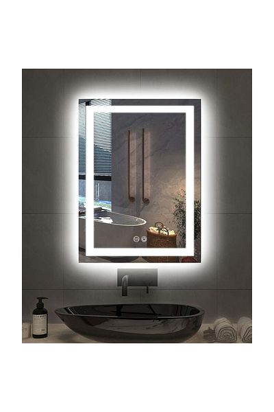 K Korman Oglinda Baie LED Touch Dante, functie Dezaburire, 60x80 cm